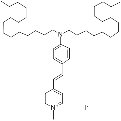 4-(4-DIPENTADECYLAMINOSTYRYL)-N-METHYLPYRIDINIUM IODIDE Structure