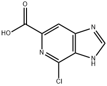 4-氯-3H-咪唑并[4,5-C]吡啶-6-羧酸,1352894-31-5,结构式