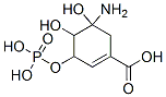 5-aminoshikimate-3-phosphate Structure