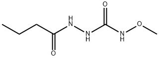 Butanoic  acid,  2-[(methoxyamino)carbonyl]hydrazide Struktur