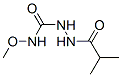 Propanoic  acid,  2-methyl-,  2-[(methoxyamino)carbonyl]hydrazide 化学構造式