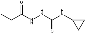 Propanoic  acid,  2-[(cyclopropylamino)carbonyl]hydrazide Struktur