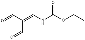 Carbamic  acid,  (2-formyl-3-oxo-1-propenyl)-,  ethyl  ester  (9CI) Struktur