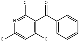 phenyl(2,4,6-trichloropyridin-3-yl)Methanone 结构式