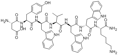 (TYR5,D-TRP6·8·9,LYS-NH210)-NEUROKININ A (4-10),135306-85-3,结构式