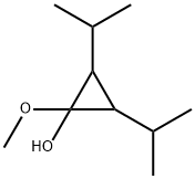 Cyclopropanol, 1-methoxy-2,3-bis(1-methylethyl)- (9CI) Structure