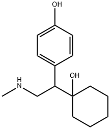 D,L N,O-Didesmethylvenlafaxine 化学構造式