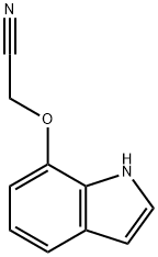 7-(シアノメトキシ)インドール 化学構造式