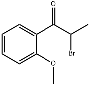 2-溴-1-(2-甲基氧基苯基)丙烷-1-酮 结构式