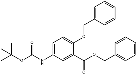 5-[[(1,1-디메틸에톡시)카르보닐]아미노]-2-(페닐메톡시)-벤조산페닐메틸에스테르