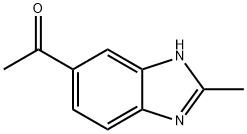 Ethanone, 1-(2-methyl-1H-benzimidazol-5-yl)- (9CI) Struktur