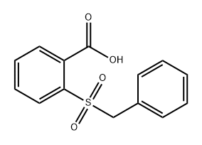 2-(benzylsulfonyl)benzoic acid Struktur