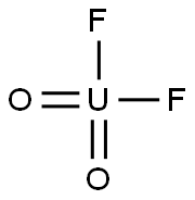 (T-4)-二氟二氧代-铀,13536-84-0,结构式