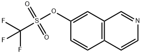 ISOQUINOLIN-7-YL TRIFLUOROMETHANESULFONATE 化学構造式