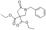 DIETHYL 1-BENZYL-5-OXOPYRROLIDINE-3,3-DICARBOXYLATE Structure