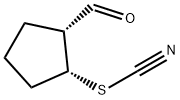Thiocyanic acid, 2-formylcyclopentyl ester, cis- (9CI) Struktur