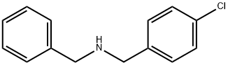 苄基-(4-氯苄基)胺,13541-00-9,结构式