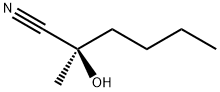 (R)-2-HYDROXY-2-METHYL-HEXANENITRILE,135415-89-3,结构式