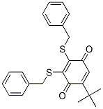 2,3-dibenzylthio-6-tert-butyl-4-benzoquinone,135432-47-2,结构式