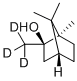 (-)-2-METHYL-D3-ISOBORNEOL Struktur