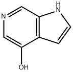 1H-Pyrrolo[2,3-c]pyridin-4-ol 化学構造式