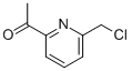 1-[6-(CHLOROMETHYL)PYRIDIN-2-YL]ETHANONE Struktur