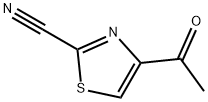 4-乙酰噻唑-2-腈, 135450-46-3, 结构式