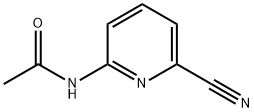 N-(6-CYANO-2-PYRIDINYL)-ACETAMIDE Struktur