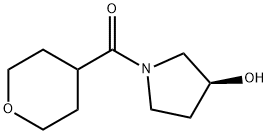 [(3S)-3-hydroxypyrrolidin-1-yl](oxan-4-yl)Methanone Structure