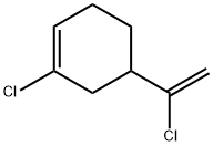 1-CHLORO-5-(1-CHLOROETHENYL)-CYCLOHEXENE 结构式