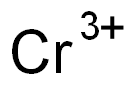 三硝酸クロム(III) 化学構造式