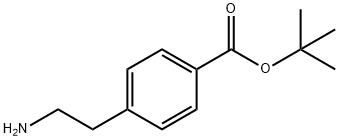 4-(2-アミノエチル)安息香酸TERT-ブチル 化学構造式