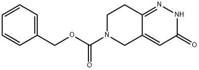 3-氧代-2H,3H,5H,6H,7H,8H-吡啶并[4,3-C]哒嗪-6-羧酸苄酯, 1354963-19-1, 结构式