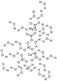 cerium(III) magnesium nitrate tetracosahydrate,13550-46-4,结构式