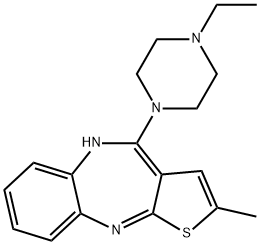 N-DesMethyl N-Ethyl Olanzapine 化学構造式