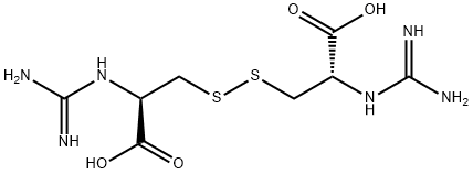 3-[2-carboxy-2-(diaminomethylideneamino)ethyl]disulfanyl-2-(diaminomet hylideneamino)propanoic acid Structure