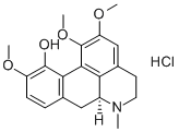 (+)‐イソコリジン塩酸塩 化学構造式