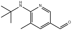 6-(tert-butylaMino)-5-Methylnicotinaldehyde Structure