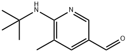 6-(трет-бутиламино)-5-метилникотинальдегид структура