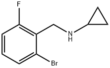 N-Cyclopropyl 2-broMo-6-fluorobenzylaMine Structure