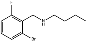 N-Butyl 2-broMo-6-fluorobenzylaMine Structure