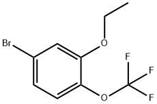 4-BroMo-2-ethoxy-1-(trifluoroMethoxy)benzene 结构式