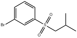 1-BroMo-3-(isobutanesulfonyl)benzene,1355247-79-8,结构式