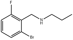 2-溴-6-氟-N-丙基苯甲胺,1355248-10-0,结构式