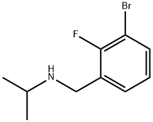 1-BroMo-2-fluoro-3-(isopropylaMinoMethyl)benzene|1-溴-2-氟-3-(异丙基氨基甲基)苯