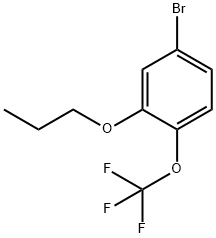 4-BroMo-2-propoxy-1-(trifluoroMethoxy)benzene,1355248-26-8,结构式