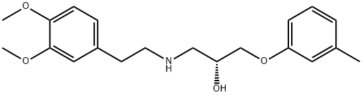 (+)-Bevantolol Structure