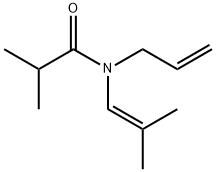 Propanamide,  2-methyl-N-(2-methyl-1-propenyl)-N-2-propenyl-  (9CI) Structure
