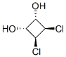 1,2-Cyclobutanediol,3,4-dichloro-,(1alpha,2alpha,3beta,4beta)-(9CI) Struktur