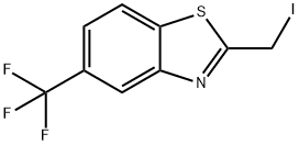 苯并噻唑, 2-(碘甲基)-5-(三氟甲基)-,1355612-99-5,结构式